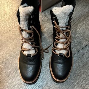 Like New Nine West Combat Boots